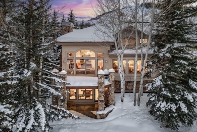 The delightful mountain residence in Beaver Creek, Colorado, is on Beaver Creek Golf Club in Colorado - for sale on GolfHomes.com, golf home, golf lot