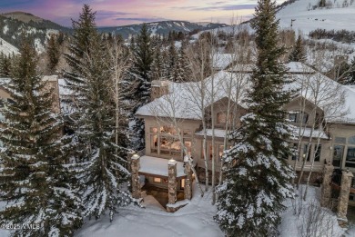 The delightful mountain residence in Beaver Creek, Colorado, is on Beaver Creek Golf Club in Colorado - for sale on GolfHomes.com, golf home, golf lot