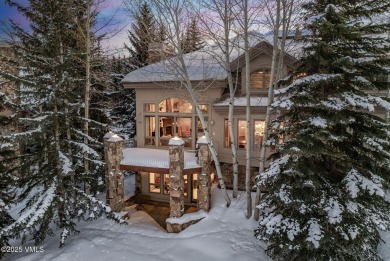 The delightful mountain residence in Beaver Creek, Colorado, is on Beaver Creek Golf Club in Colorado - for sale on GolfHomes.com, golf home, golf lot