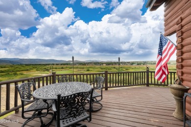 This custom home sits off the 10th green with views of the back on Grand Elk Ranch and Club in Colorado - for sale on GolfHomes.com, golf home, golf lot