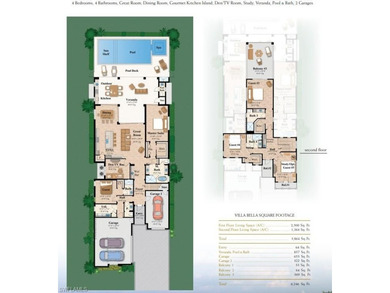 Stunning opportunity to add your touches to your new home! on Miromar Lakes Golf Club in Florida - for sale on GolfHomes.com, golf home, golf lot