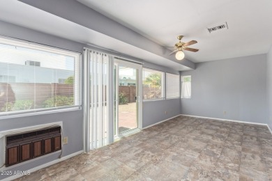 Check out this charming 2-bedroom Gemini home in the active on Sun City Country Club in Arizona - for sale on GolfHomes.com, golf home, golf lot