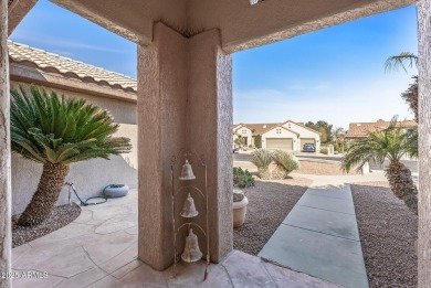 Enjoy the ''peek-a-boo'' golf view of #2 Tee Box and Fairway on on Granite Falls Golf Club  in Arizona - for sale on GolfHomes.com, golf home, golf lot