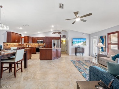 Welcome to your own private oasis! This charming 3-bedroom on Palmetto-Pine Country Club in Florida - for sale on GolfHomes.com, golf home, golf lot