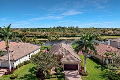 Enjoy captivating lake views from this impeccably turnkey with on The Rookery At Marco in Florida - for sale on GolfHomes.com, golf home, golf lot