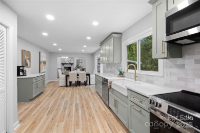 Love the look of NEW construction but want an established yard on Pine Lake Country Club in North Carolina - for sale on GolfHomes.com, golf home, golf lot