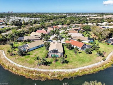 Positioned on one of the LARGEST pie shaped lots in Belle Lago on Estero Country Club in Florida - for sale on GolfHomes.com, golf home, golf lot