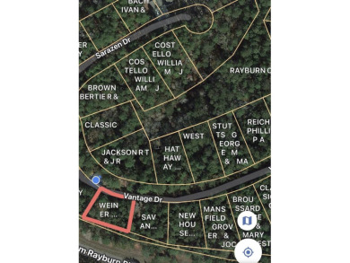 This wooded lot is .36 of an acre in Section E-5. Just down the on Rayburn Country Club in Texas - for sale on GolfHomes.com, golf home, golf lot