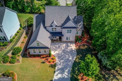 Gorgeous curb appeal for this home.  4 large bedrooms and 3.5 on Traditions of Braselton Golf Club in Georgia - for sale on GolfHomes.com, golf home, golf lot
