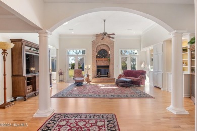 Experience luxury living in this exquisite home nestled in the on Sound Golf Links at Albemarle Plantation in North Carolina - for sale on GolfHomes.com, golf home, golf lot