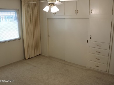 Centrally located in the heart of Sun City. 
This 2 bedroom 2 on Sun City Lakes West and East in Arizona - for sale on GolfHomes.com, golf home, golf lot
