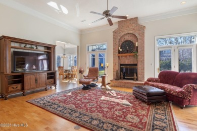 Experience luxury living in this exquisite home nestled in the on Sound Golf Links at Albemarle Plantation in North Carolina - for sale on GolfHomes.com, golf home, golf lot