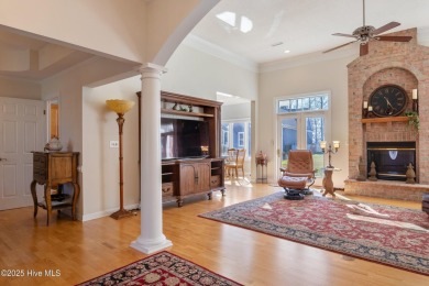 Experience luxury living in this exquisite home nestled in the on Sound Golf Links at Albemarle Plantation in North Carolina - for sale on GolfHomes.com, golf home, golf lot