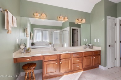 Experience luxury living in this exquisite home nestled in the on Sound Golf Links at Albemarle Plantation in North Carolina - for sale on GolfHomes.com, golf home, golf lot