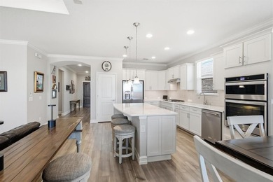 Charming Abbeyville Model located in the vibrant 55+ community on Frisco Lakes Golf Course in Texas - for sale on GolfHomes.com, golf home, golf lot