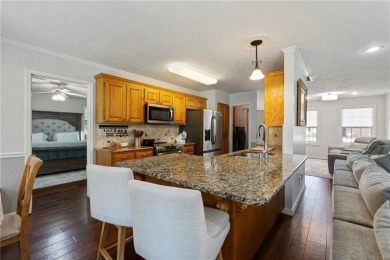 Welcome home to this beautiful 3-bedroom, 2-bath, single-level on Holiday Island Golf Course in Arkansas - for sale on GolfHomes.com, golf home, golf lot