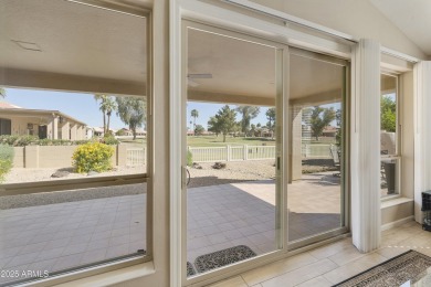 Popular, open 2BR, 2BA Hermosa model on the 17th tee box in the on Palo Verde Golf and Country Club in Arizona - for sale on GolfHomes.com, golf home, golf lot