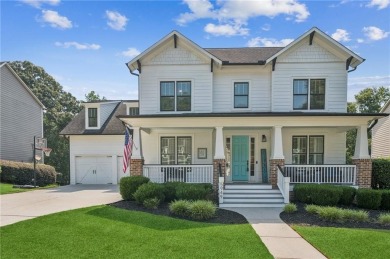 Amazing new listing nestled on a quiet cul-de-sac in one of the on Reunion Golf Club in Georgia - for sale on GolfHomes.com, golf home, golf lot