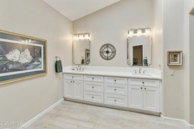 Popular, open 2BR, 2BA Hermosa model on the 17th tee box in the on Palo Verde Golf and Country Club in Arizona - for sale on GolfHomes.com, golf home, golf lot