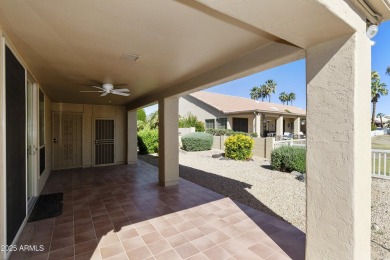 Popular, open 2BR, 2BA Hermosa model on the 17th tee box in the on Palo Verde Golf and Country Club in Arizona - for sale on GolfHomes.com, golf home, golf lot