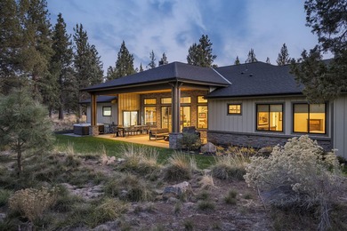 Built in 2022 and perfectly positioned on the 9th hole of the on Aspen Lakes Golf Course in Oregon - for sale on GolfHomes.com, golf home, golf lot