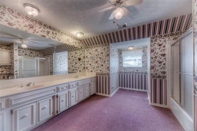 Discover the potential in this spacious 2-story ranch style home on The Canyons At Blackjack Ridge in Oklahoma - for sale on GolfHomes.com, golf home, golf lot