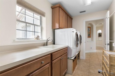 Discover this meticulously maintained, fully furnished custom on Grand Haven Golf Club in Florida - for sale on GolfHomes.com, golf home, golf lot