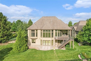 This exquisite 4 bed/4.5 bath home is perfectly placed on the #7 on Nicklaus Golf Club At LionsGate in Kansas - for sale on GolfHomes.com, golf home, golf lot