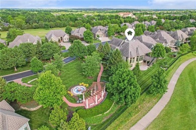 This exquisite 4 bed/4.5 bath home is perfectly placed on the #7 on Nicklaus Golf Club At LionsGate in Kansas - for sale on GolfHomes.com, golf home, golf lot