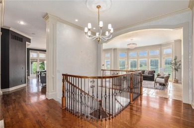 This exquisite 4 bed/4.5 bath home is perfectly placed on the #7 on Nicklaus Golf Club At LionsGate in Kansas - for sale on GolfHomes.com, golf home, golf lot