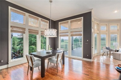 This exquisite 4 bed/4.5 bath home is perfectly placed on the #7 on Nicklaus Golf Club At LionsGate in Kansas - for sale on GolfHomes.com, golf home, golf lot