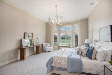 This exquisite 4 bed/4.5 bath home is perfectly placed on the #7 on Nicklaus Golf Club At LionsGate in Kansas - for sale on GolfHomes.com, golf home, golf lot