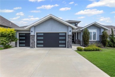 Contemporary Custom home in coveted Chapel Hill neighborhood. 1 on Heritage Park Golf Course in Kansas - for sale on GolfHomes.com, golf home, golf lot