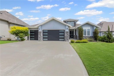 Contemporary Custom home in coveted Chapel Hill neighborhood. 1 on Heritage Park Golf Course in Kansas - for sale on GolfHomes.com, golf home, golf lot