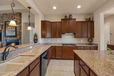 Located on corner lot in The Preserve, this 2011 Sabino offers on Saddlebrooke Golf Course in Arizona - for sale on GolfHomes.com, golf home, golf lot