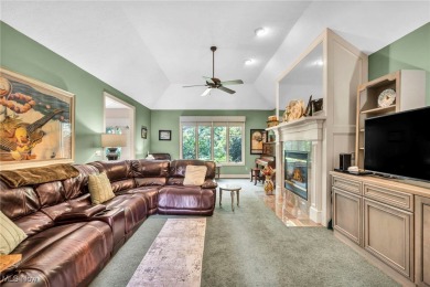 Elegant and versatile, this custom home sits proudly on the 11th on Red Tail Golf Club in Ohio - for sale on GolfHomes.com, golf home, golf lot