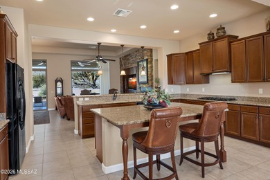 Located on corner lot in The Preserve, this 2011 Sabino offers on Saddlebrooke Golf Course in Arizona - for sale on GolfHomes.com, golf home, golf lot