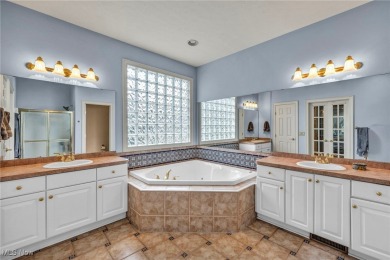 Elegant and versatile, this custom home sits proudly on the 11th on Red Tail Golf Club in Ohio - for sale on GolfHomes.com, golf home, golf lot