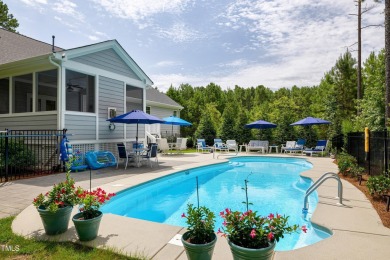 Custom RANCH style home with private guest suite  SALT WATER on Chapel Ridge Golf Club in North Carolina - for sale on GolfHomes.com, golf home, golf lot