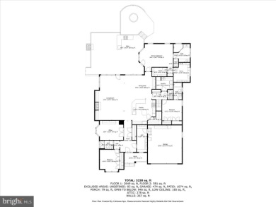 The welcoming covered entry of 33437 Islander Drive invites you on The Peninsula Golf and Country Club in Delaware - for sale on GolfHomes.com, golf home, golf lot