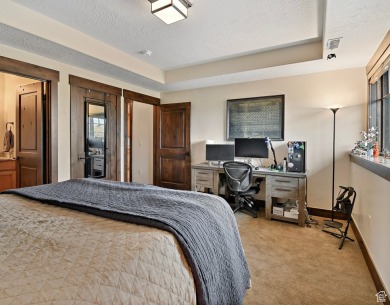 Nestled within the prestigious gated community of Red Ledges on Red Ledges Golf Club in Utah - for sale on GolfHomes.com, golf home, golf lot