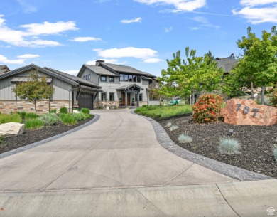 Nestled within the prestigious gated community of Red Ledges on Red Ledges Golf Club in Utah - for sale on GolfHomes.com, golf home, golf lot