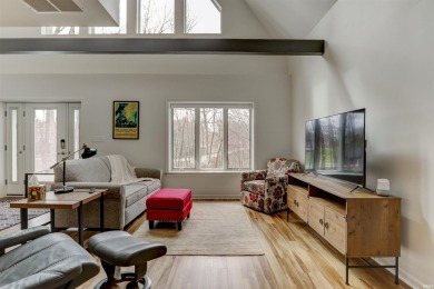 Charming Remodeled Chalet with Golf Course Views  Nestled on a on Christmas Lake Golf Course in Indiana - for sale on GolfHomes.com, golf home, golf lot