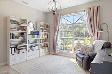 A charming front porch welcomes you to this spacious 1,782sf on Mirror Lakes Golf Club in Florida - for sale on GolfHomes.com, golf home, golf lot