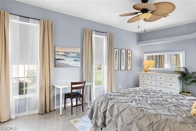 A charming front porch welcomes you to this spacious 1,782sf on Mirror Lakes Golf Club in Florida - for sale on GolfHomes.com, golf home, golf lot