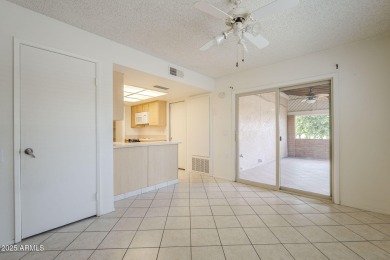 Located in beautiful guard gated 55+ community, this 1974, 1,164 on Leisure World Country Club in Arizona - for sale on GolfHomes.com, golf home, golf lot