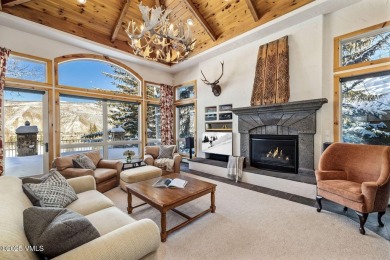 The delightful mountain residence in Beaver Creek, Colorado, is on Beaver Creek Golf Club in Colorado - for sale on GolfHomes.com, golf home, golf lot