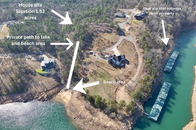 Stunning panoramic views of Greers Ferry Lake and the on Indian Hills Country Club in Arkansas - for sale on GolfHomes.com, golf home, golf lot