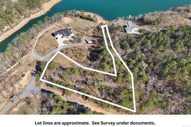 Stunning panoramic views of Greers Ferry Lake and the on Indian Hills Country Club in Arkansas - for sale on GolfHomes.com, golf home, golf lot