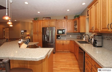 Beautiful all-brick ranch by Kinning Sydow featuring 4 bedrooms on Woodland Hills Golf Course in Nebraska - for sale on GolfHomes.com, golf home, golf lot